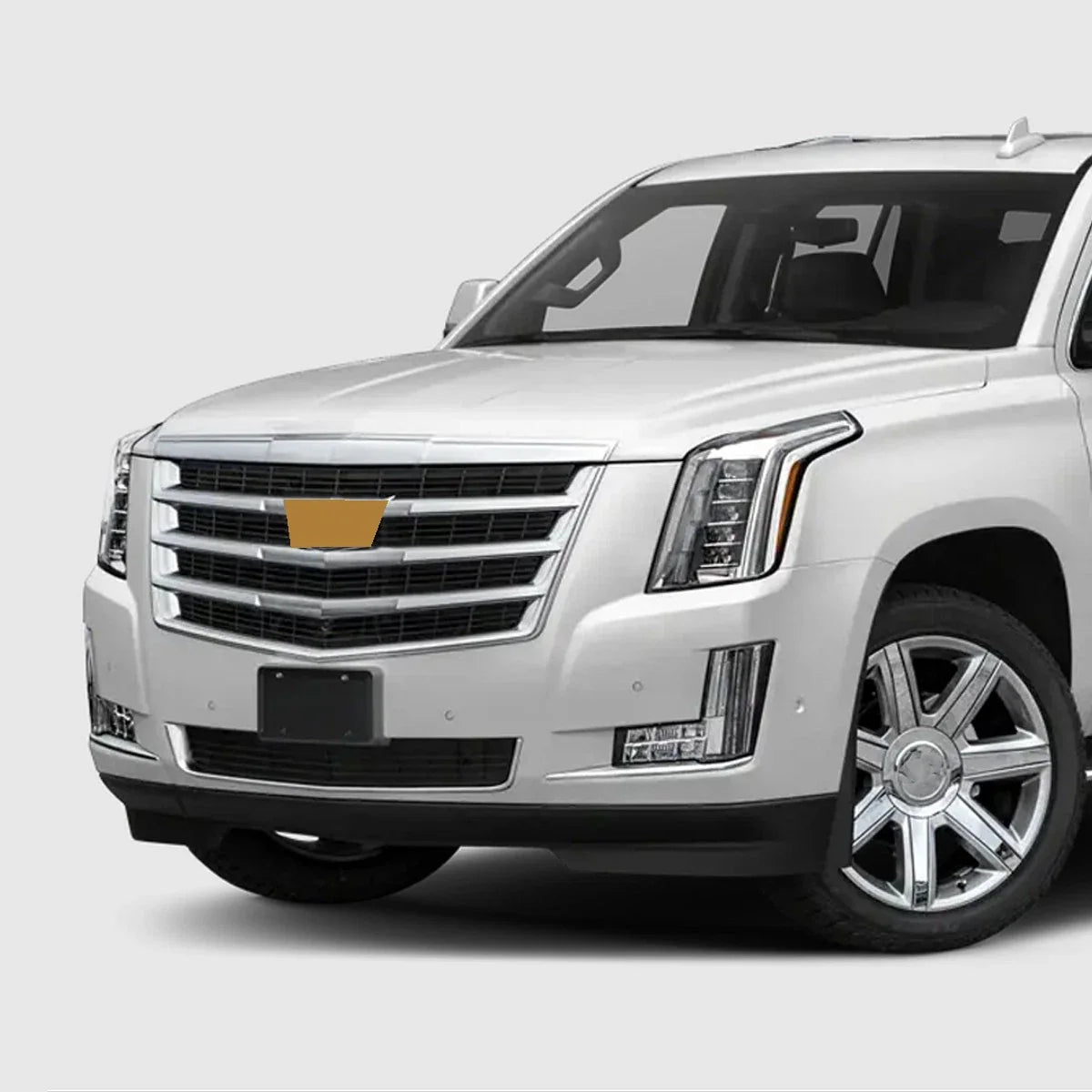 For Cadillac Escalade 2015-2020 Hood Molding Trim+Front Grille w/Sensor Hole