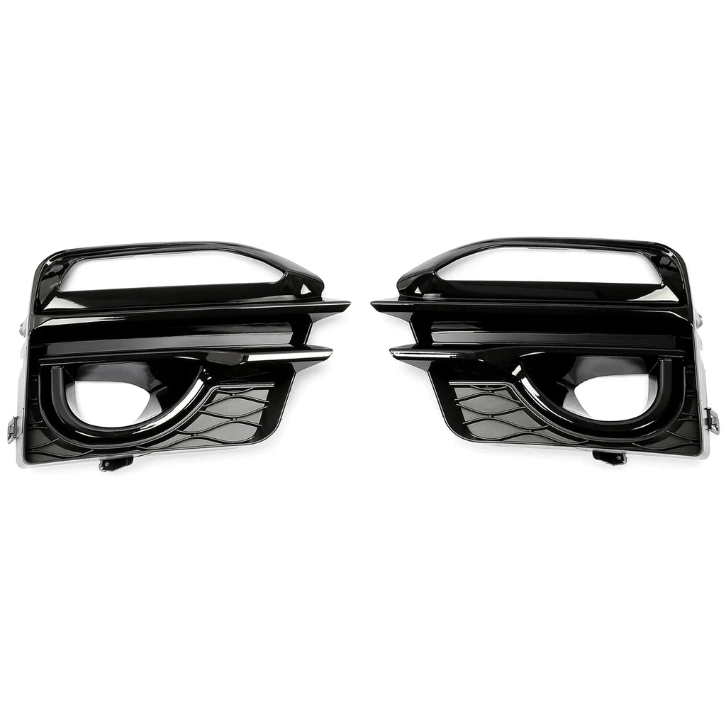Fog Lights Cover Bezel for 2014-2017 for Infiniti Q50 Sport Gloss Black
