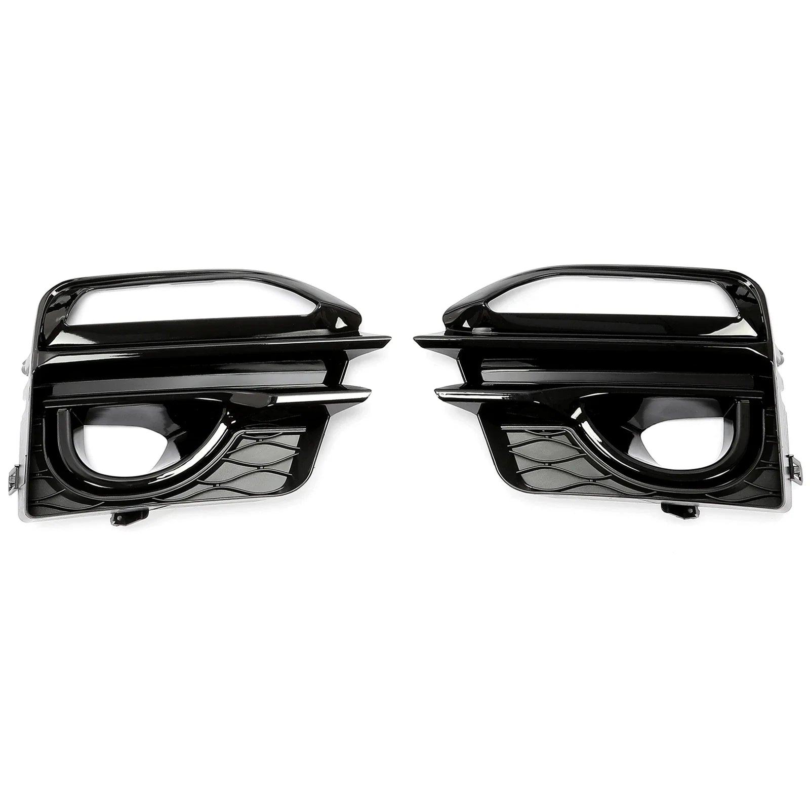 Fog Lights Cover Bezel for 2014-2017 for Infiniti Q50 Sport Gloss Black