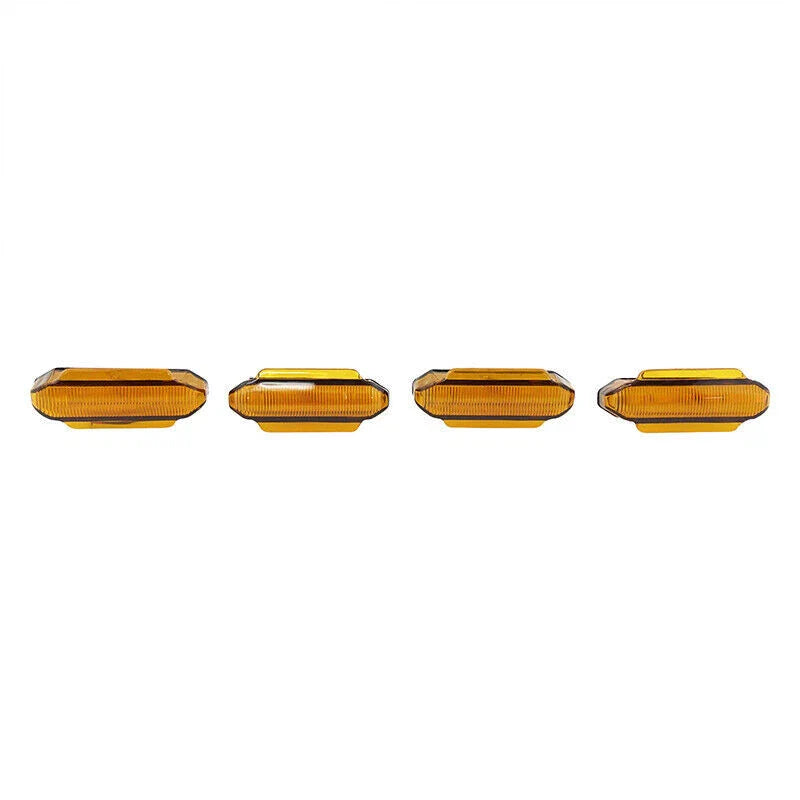4PCS LED Amber Raptor Style Grill Marker Light Kit For 2019-2022 Toyota RAV4