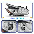 For 2015-2018 Nissan Murano Full LED Headlight Headlamp Right Passenger Side