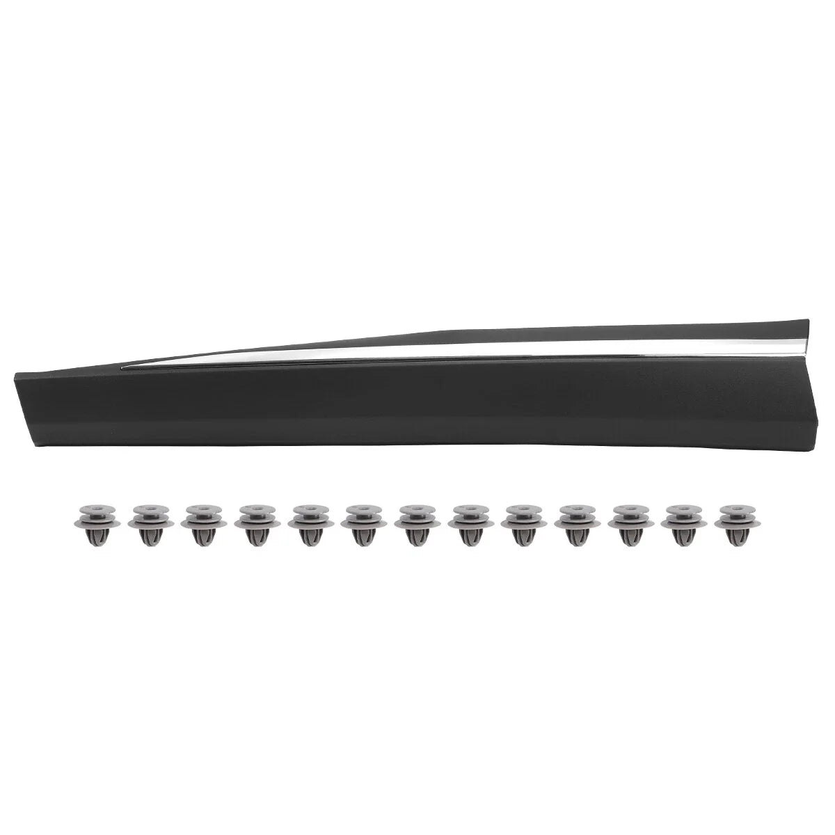Front Lower Door Trim Molding for 2021-2024 for Nissan Rogue Chrome Left Driver
