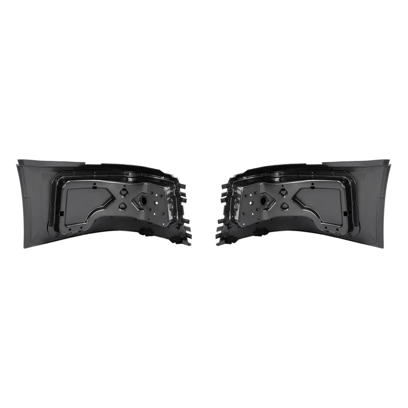 ZZ2V00374 LH+RH Front Bumper End Cap Corner W/Fog Hole for Volvo VNL 04-18
