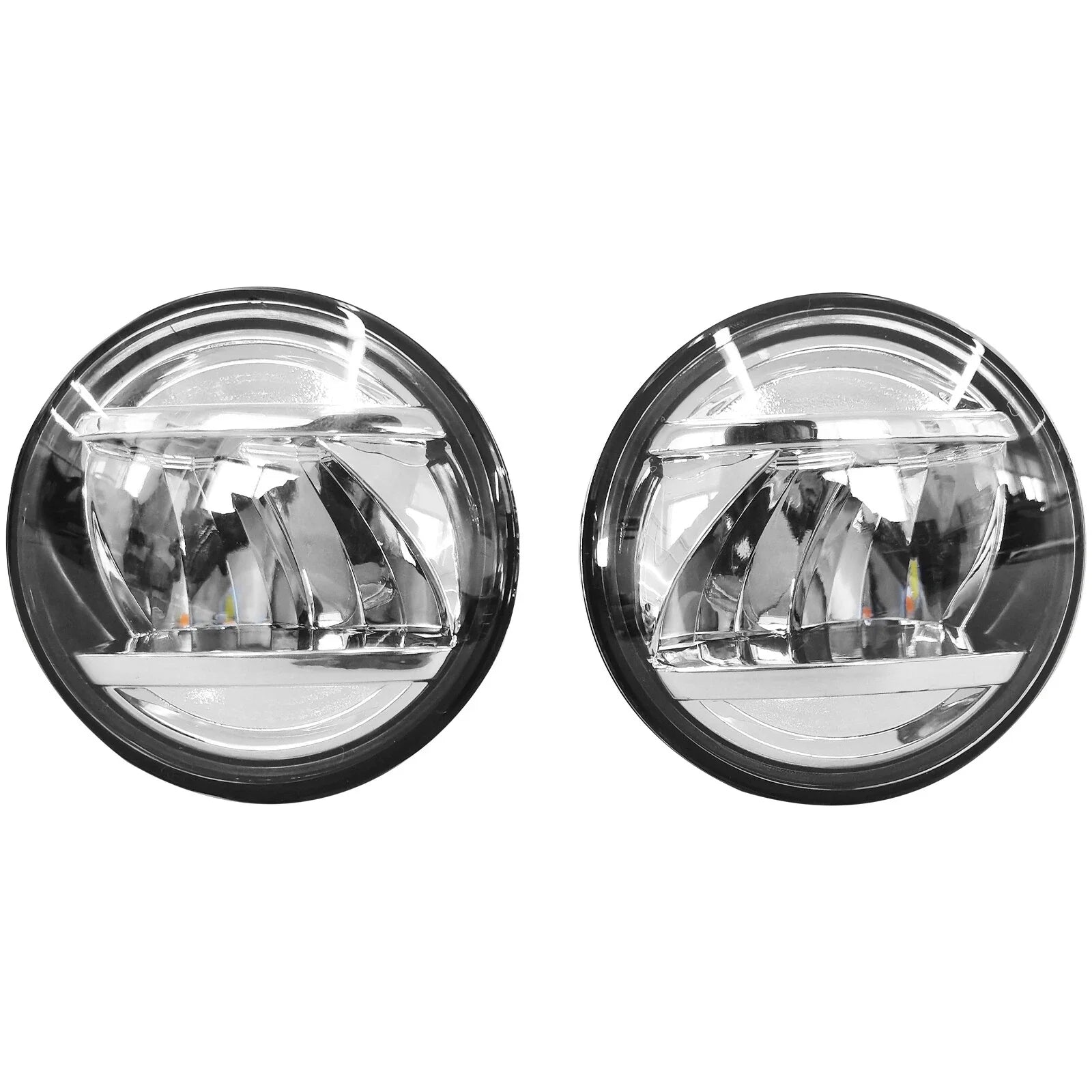 Fit 2024 Subaru Crosstrek Full LED Front Fog Lights Lamp Double light W/Switch