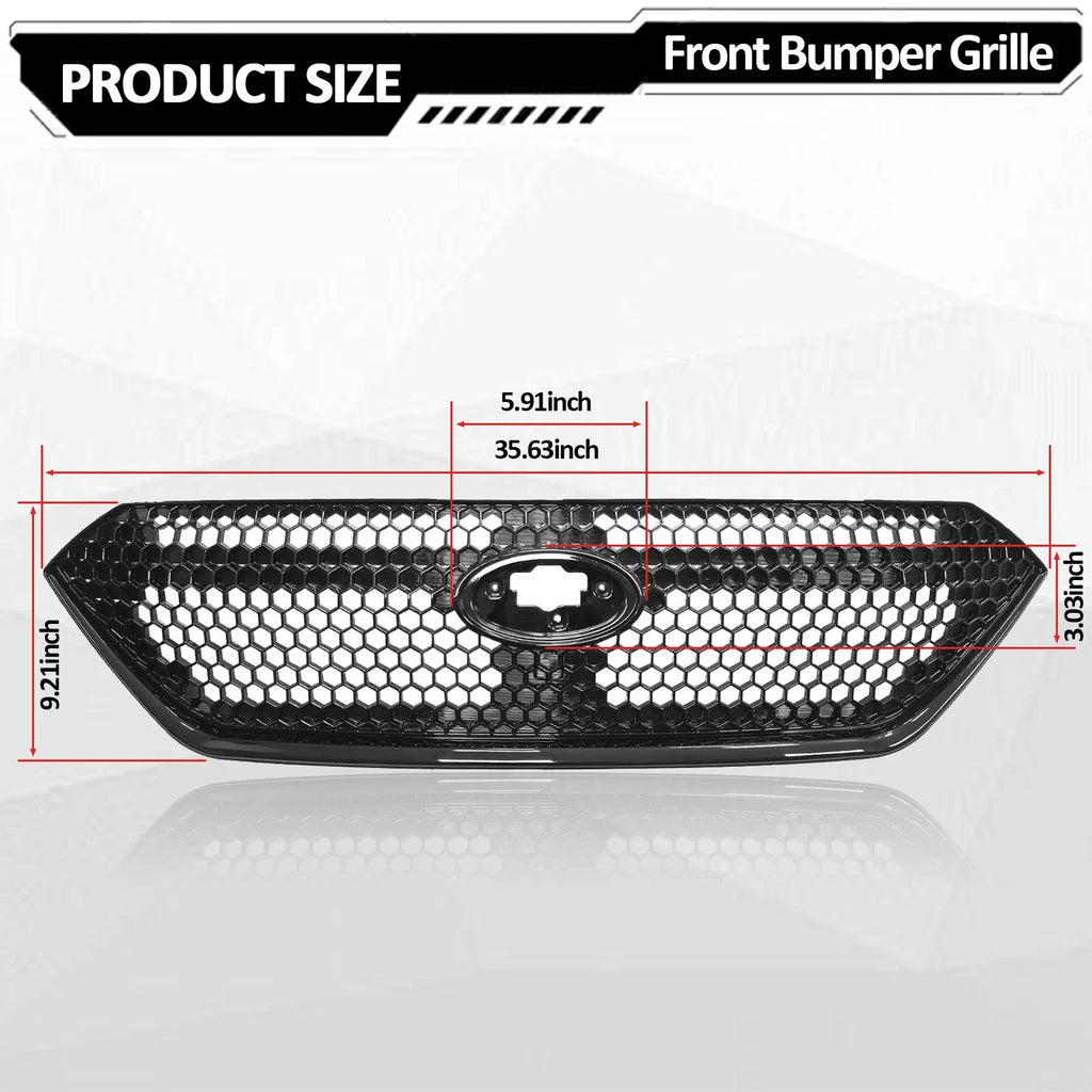 Grille & LED Fog Lights W/Cover Bracket for 2022-2023 for Subaru WRX