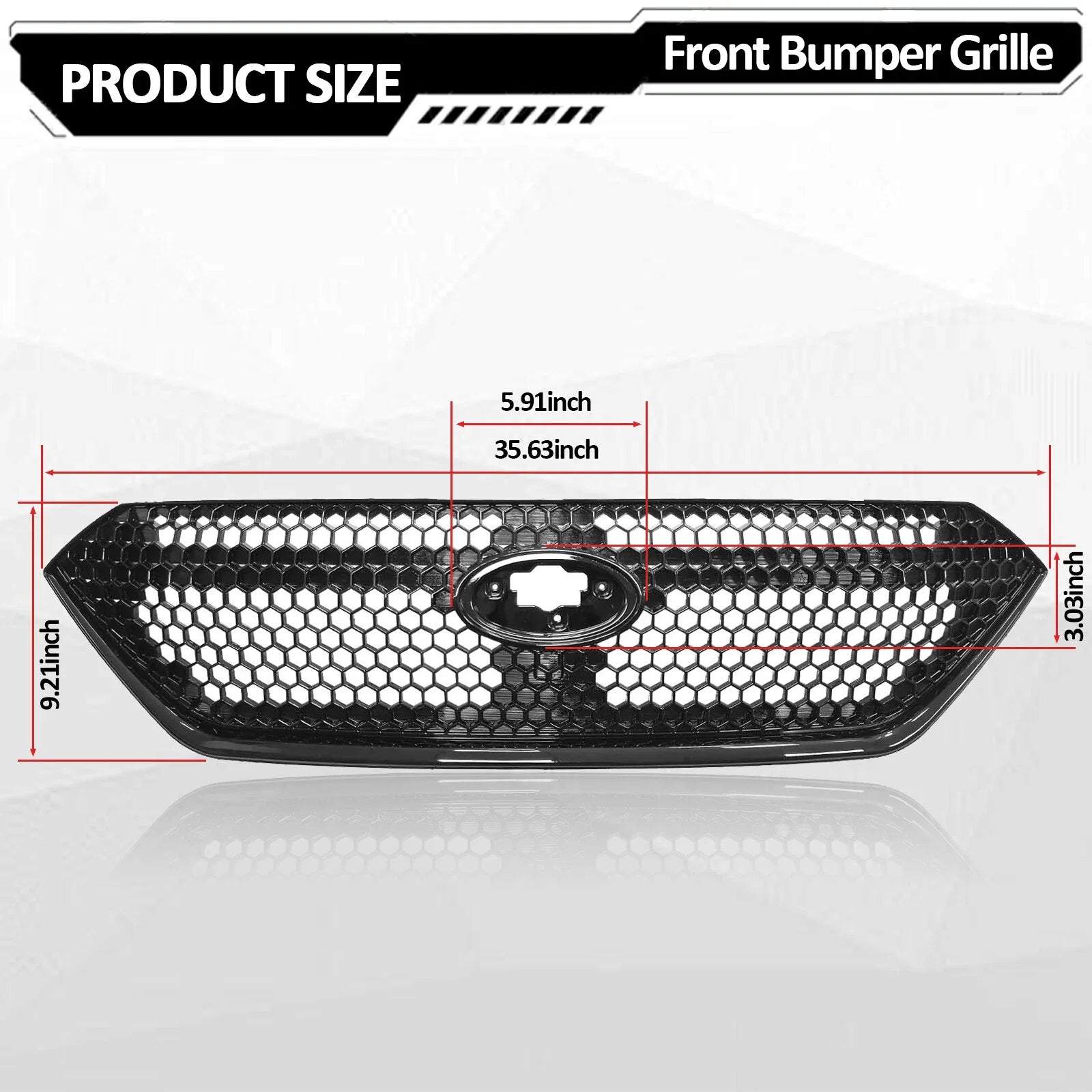 Grille & LED Fog Lights W/Cover Bracket for 2022-2023 for Subaru WRX
