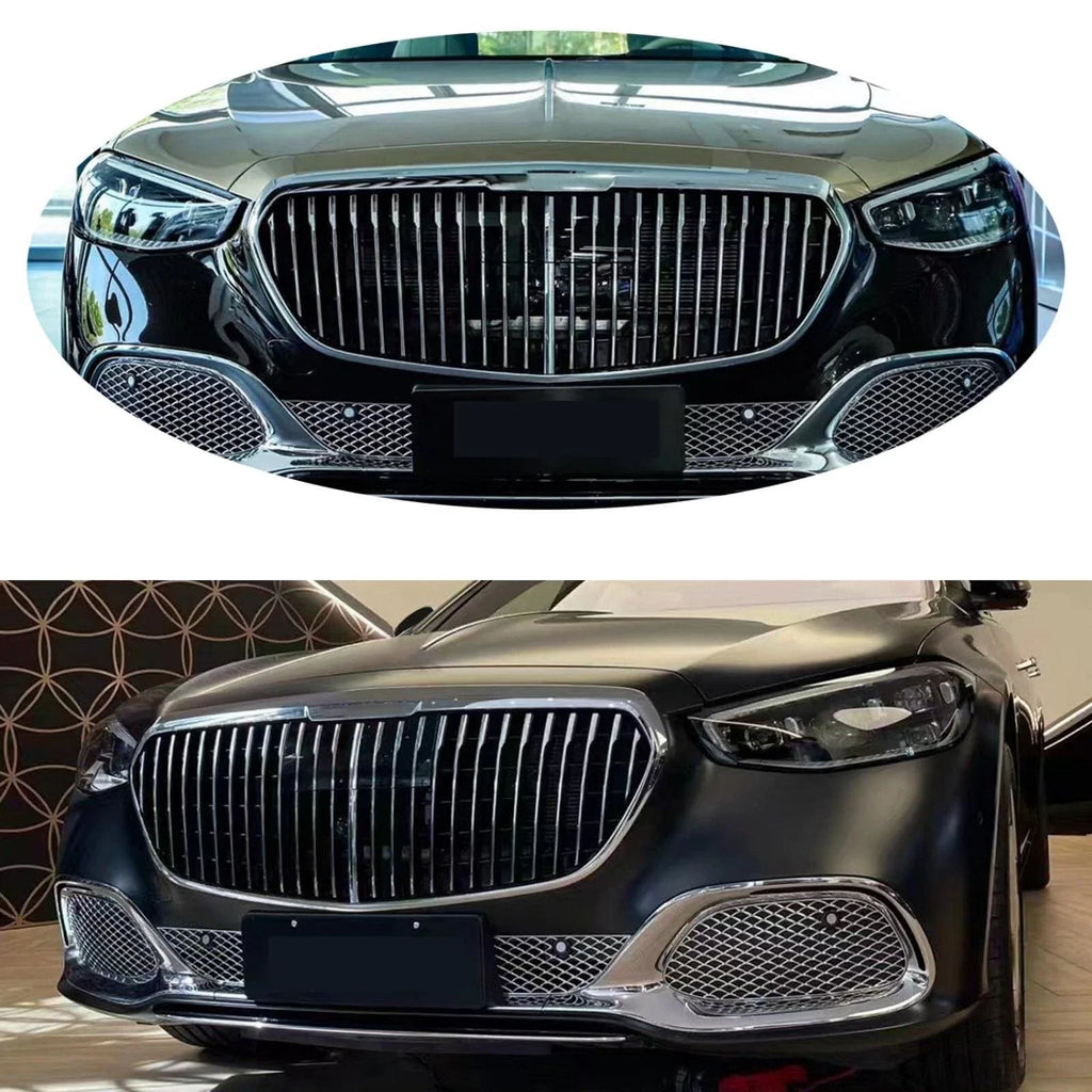 Grille for Maybach for Mercedes Benz W223 S450L S500 S580 S680 2021-2024 Chrome