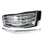 Hood Molding Trim Front Grille w/Sensor Hole for Cadillac Escalade 2015-2020