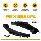 Windshield Wiper Side Cowl Extension Cover 2PC for 2013-2019 for Nissan Sentra