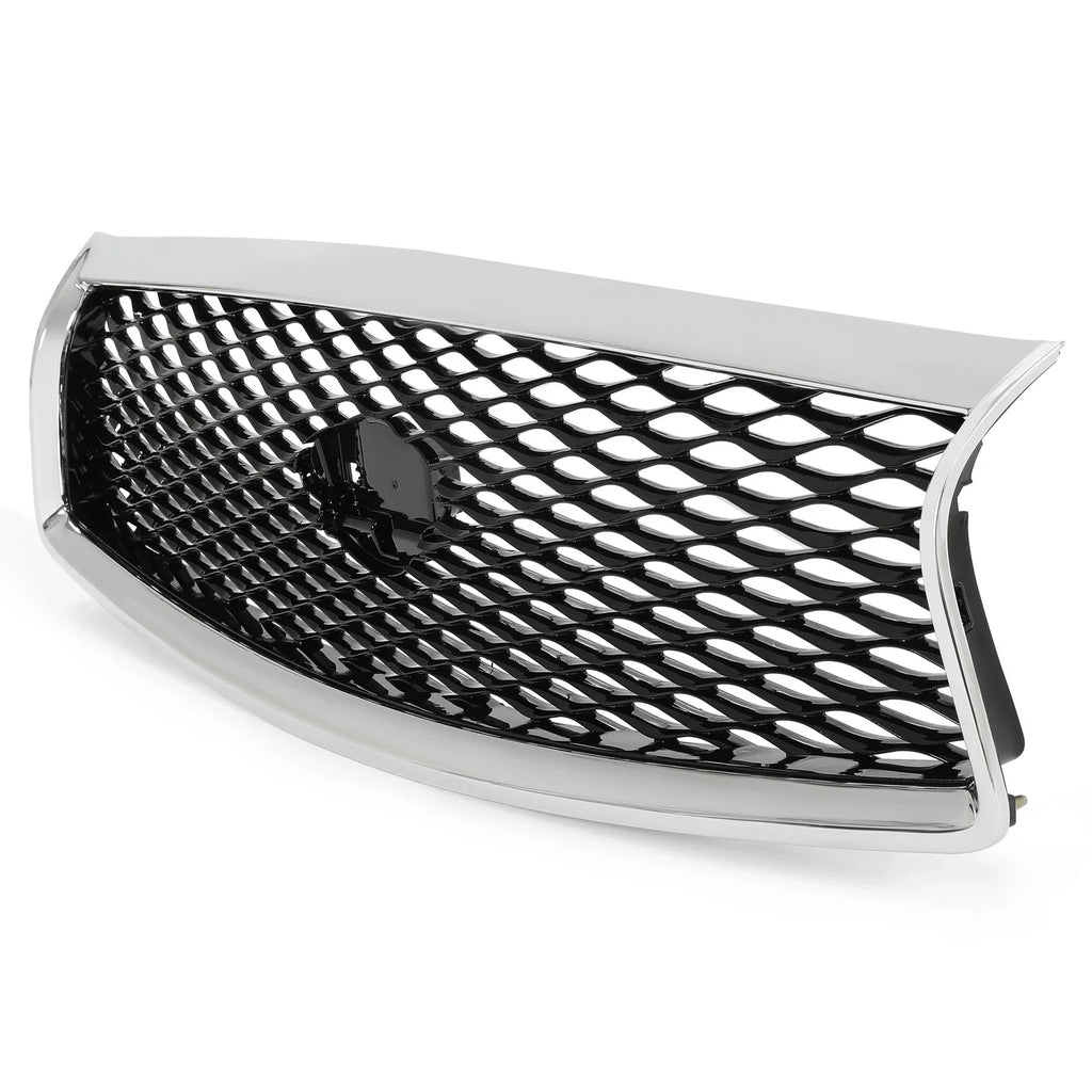 Front Bumper Grille Grill Assembly for Infiniti Q50 2014 2015 2016 2017 Chrome