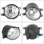 Clear Fog Lights Bumper Driving Lamp Switch Bulbs for Toyota Tacoma 2012-2015