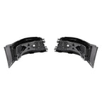 LH+RH Front Bumper End Cap Extension Corner W/Fog Light Hole For Volvo VNL 04-18