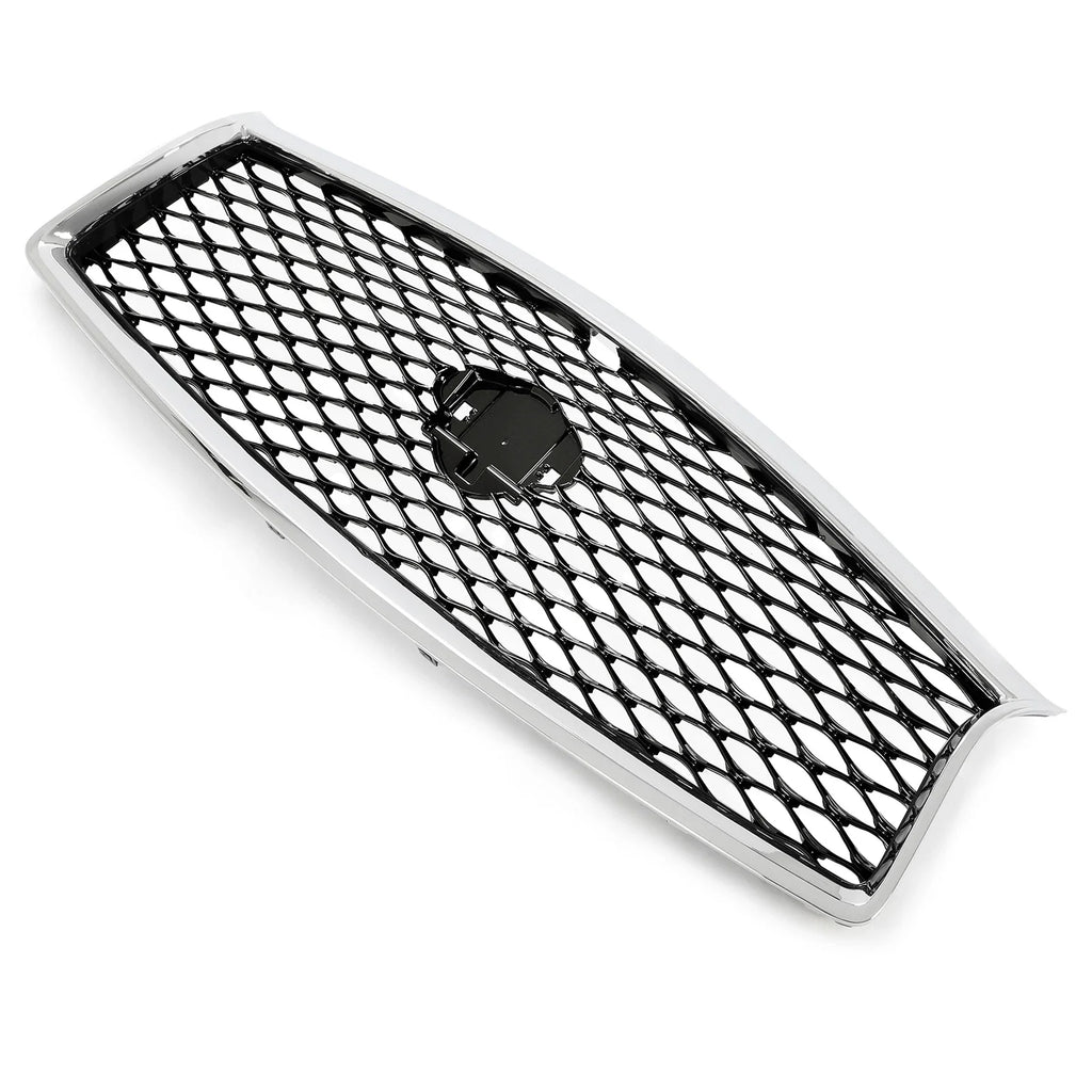 Front Bumper Grille Grill Assembly for Infiniti Q50 2014 2015 2016 2017 Chrome