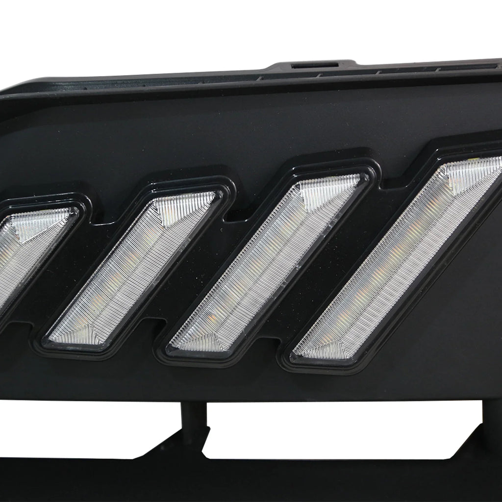 Pair LED DRL Daytime Turn Signal Fog Light Lamp Covers Fit 2019-2021 Honda Civic
