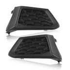 A Pair Front Bumper Lamp Bezel Fog Light Cover Fit For 2019-2021 Nissan Altima
