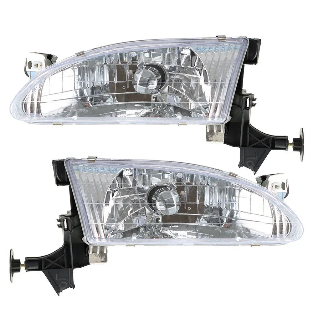 Headlight Set Left & Right FIT 1998-2000 Toyota Corolla TO2502121 TO2503121