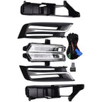 LED Fog Lights Lamps Set W/DRL Left & Right for Honda HR-V HRV 2022 2023 2024