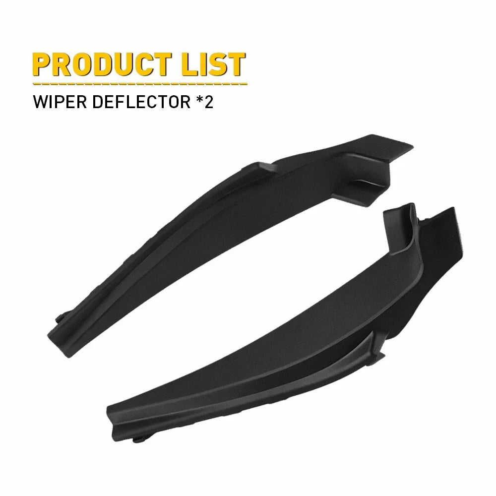 Windshield Wiper Side Cowl Extension Cover 2PC for 2013-2019 for Nissan Sentra