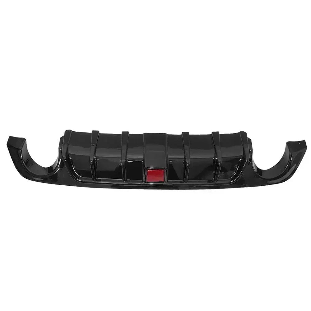 Glossy Black Rear Bumper Diffuser & Rear Spoiler Fit for 2018-2023 Infiniti Q50
