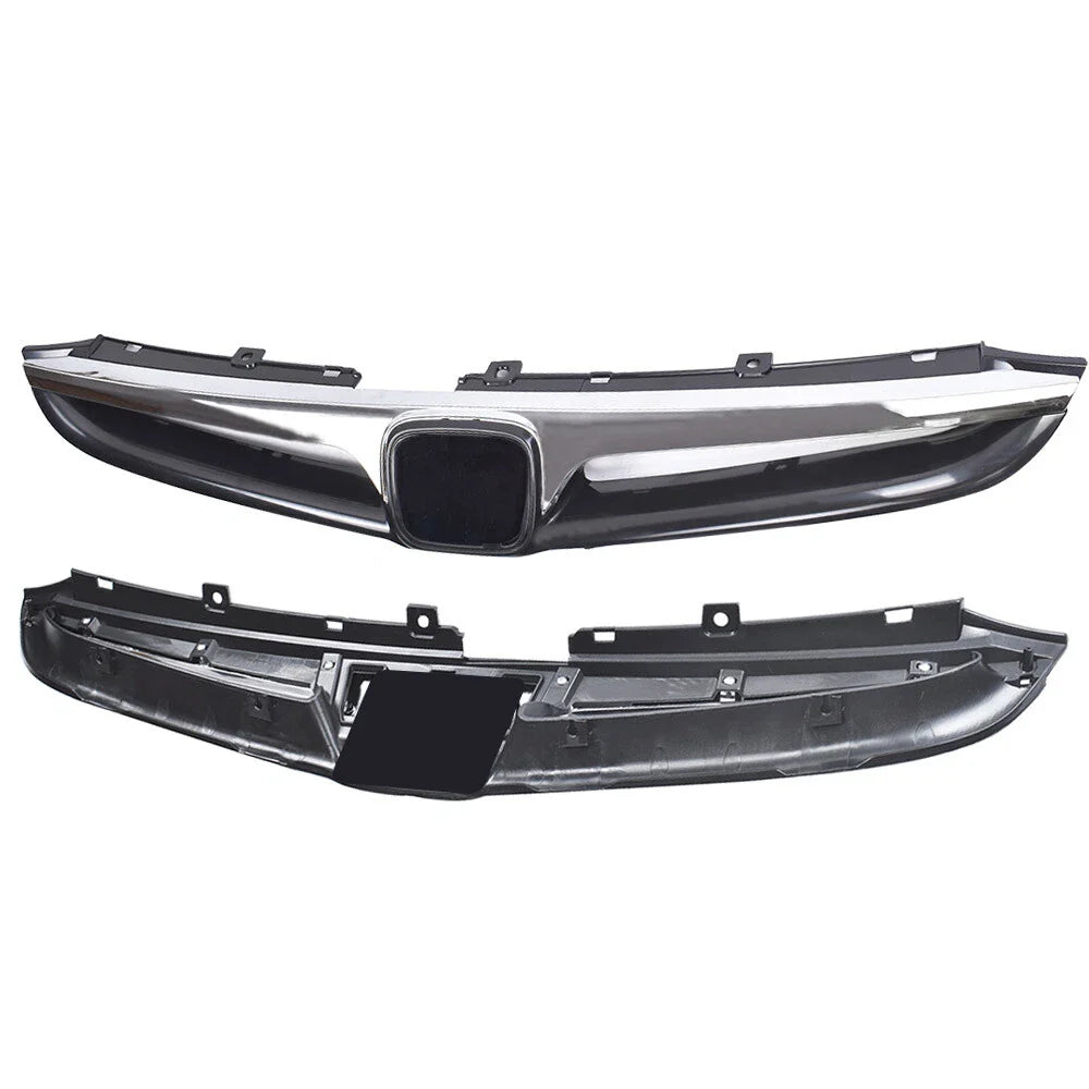Front Bumper Chrome Grille Grill Assembly for 2006-2007 for Honda Accord