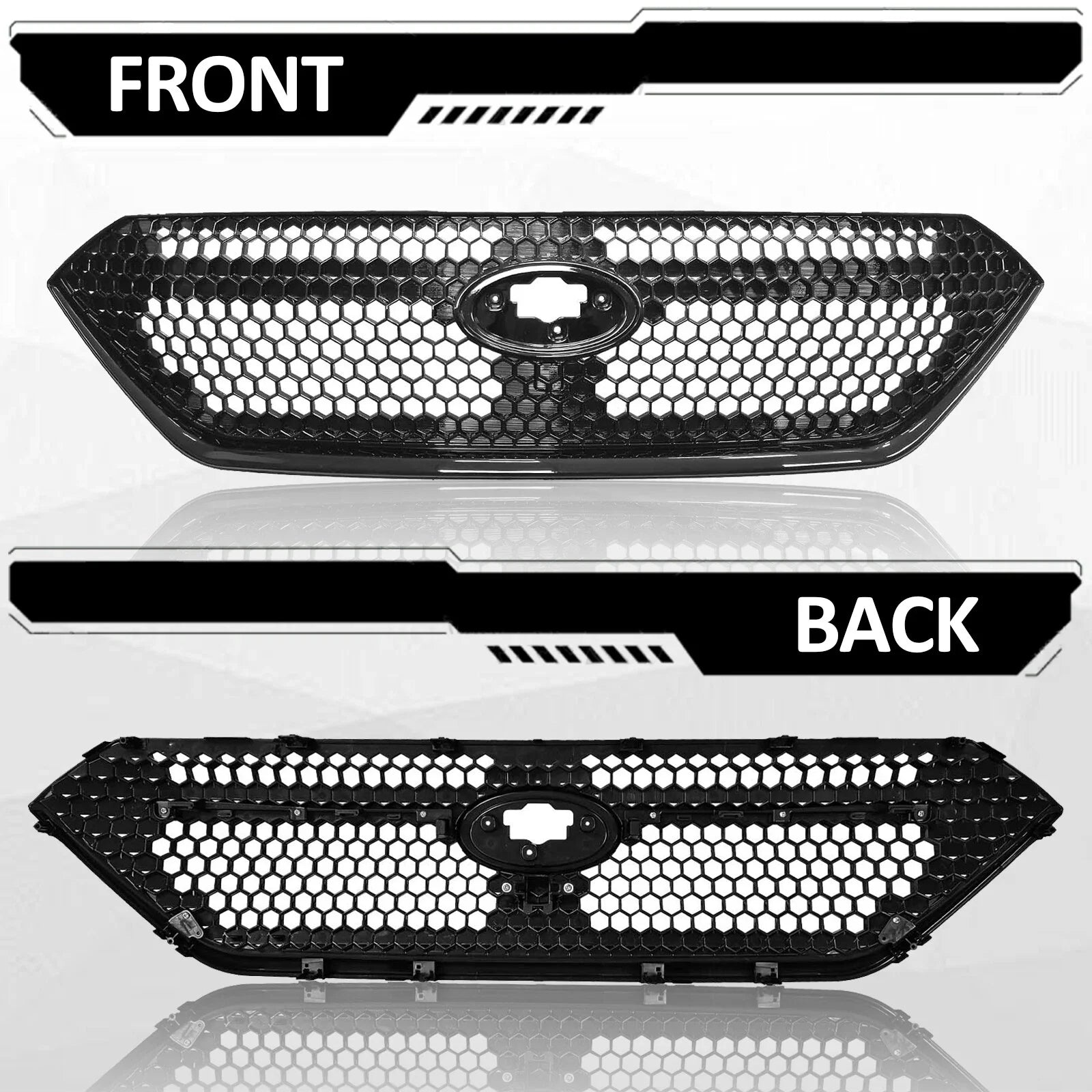 Grille & LED Fog Lights W/Cover Bracket for 2022-2023 for Subaru WRX