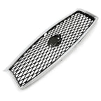 For 2014 2015 2016 2017 Infiniti Q50 Chrome Front Bumper Grille Grill Assembly