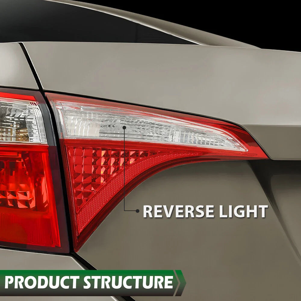Inner Left Driver Side Tail Light Brake Lamp for 2014 15 2016 for Toyota Corolla