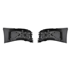 LH+RH Front Bumper End Cap Extension Corner W/Fog Light Hole For Volvo VNL 04-18