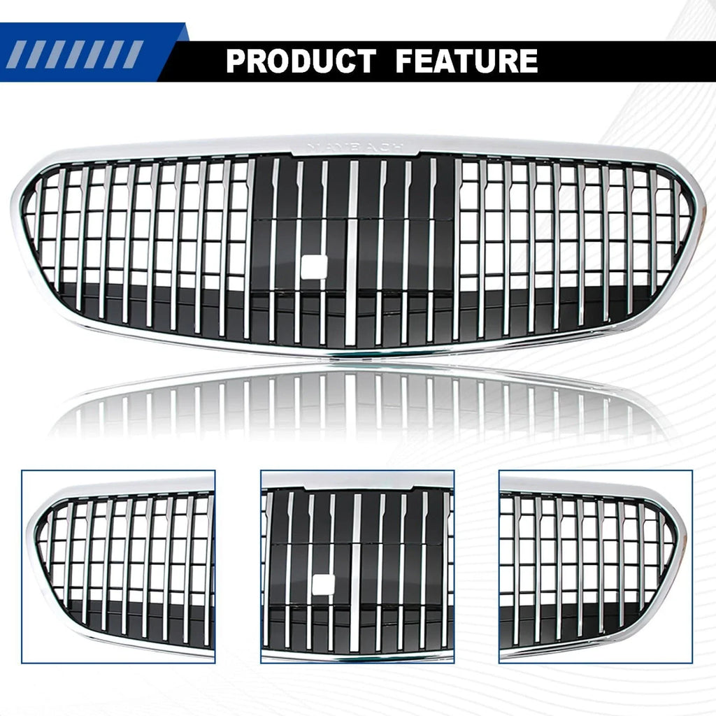 Grille for Maybach for Mercedes Benz W223 S450L S500 S580 S680 2021-2024 Chrome