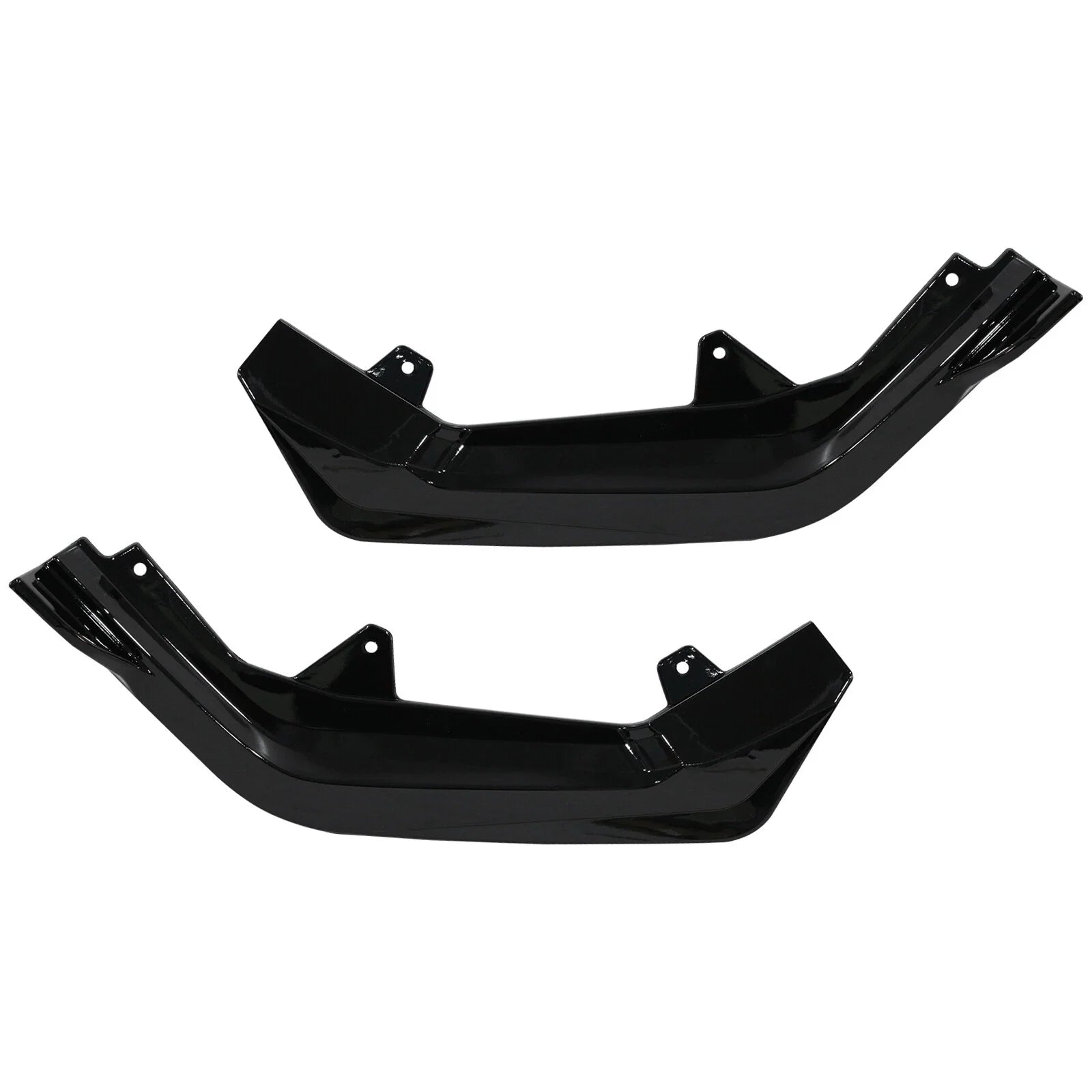 Fit 2022-2024 Honda Civic LX EX Si Gloss Black Front Bumper Lip Splitter 3PCS