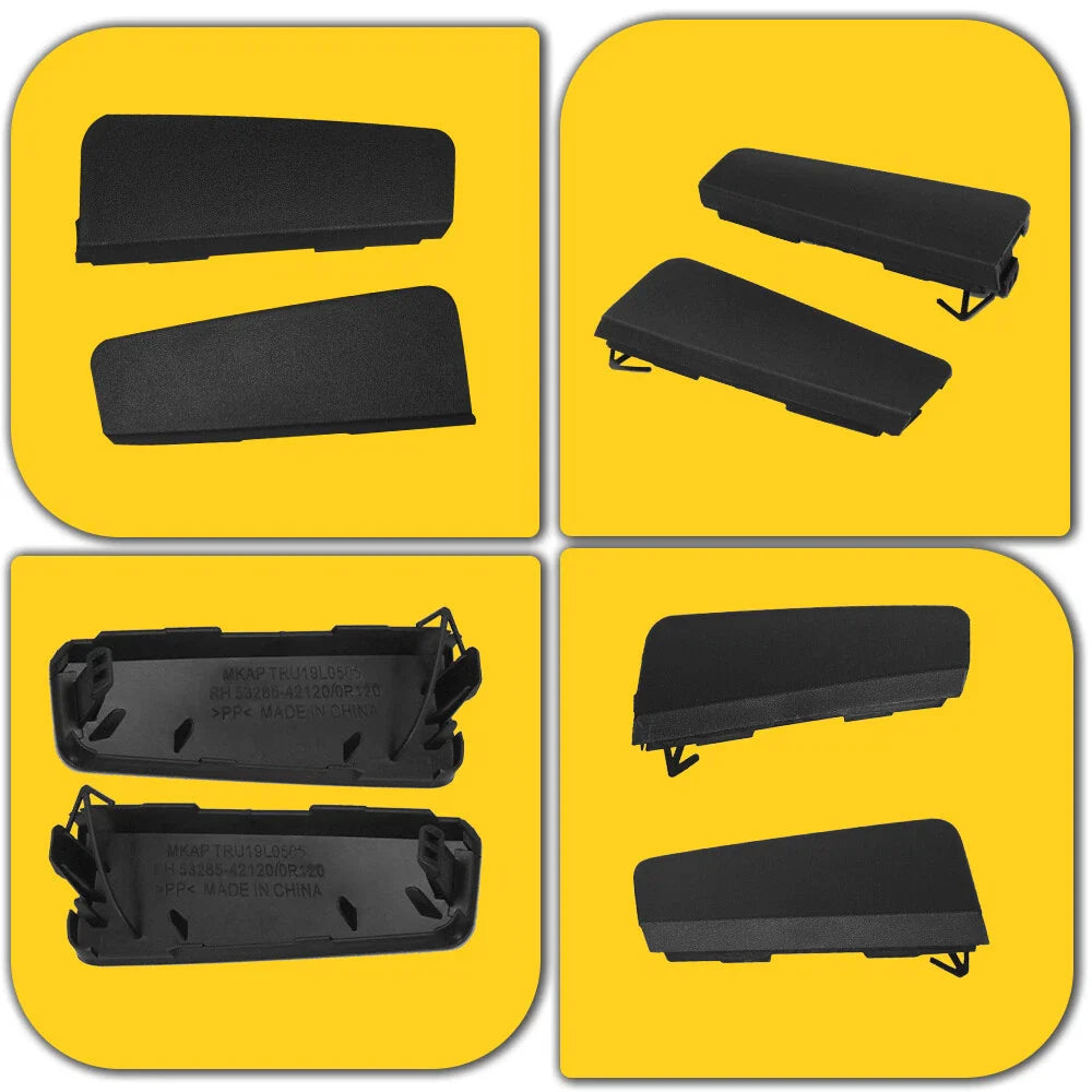 Front Bumper Tow Hook Eye Cover Cap 2X for Toyota RAV4 2019 2020 2021 2022 2023