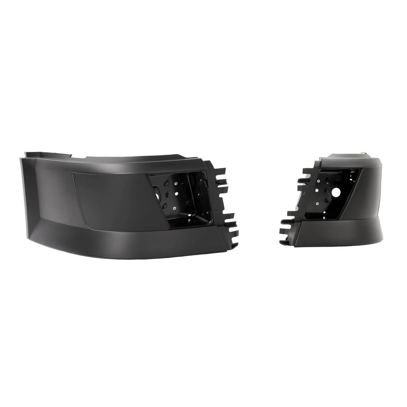 ZZ2V00374 LH+RH Front Bumper End Cap Corner W/Fog Hole for Volvo VNL 04-18