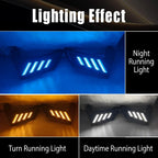 LED DRL Bumper Sequential Fog Light Pair for 2017-2020 for Nissan Rogue