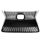 For 14-16 Lexus IS200t IS250 IS350 F Sport Front Bumper Grille Gloss Black 2014