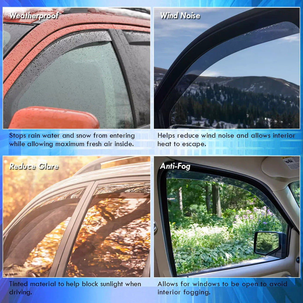 Window Visor Vent Rain Guards Deflector for 2018-2022 for Honda Accord Sedan