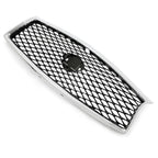 For 2014 2015 2016 2017 Infiniti Q50 Chrome Front Bumper Grille Grill Assembly