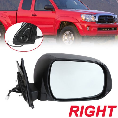 Right Power Mirror Passenger Manual Folding for 2005-2011 for Toyota Tacoma