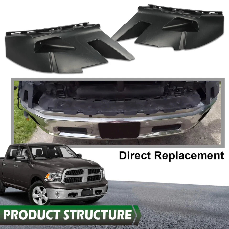 Front Bumper Bracket Support Retainer for 2013-2019 Ram 1500 Classic Pair LH RH