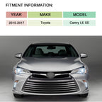Left Headlights Driver Side Halogen Headlamps for Toyota Camry 2015 2016 2017