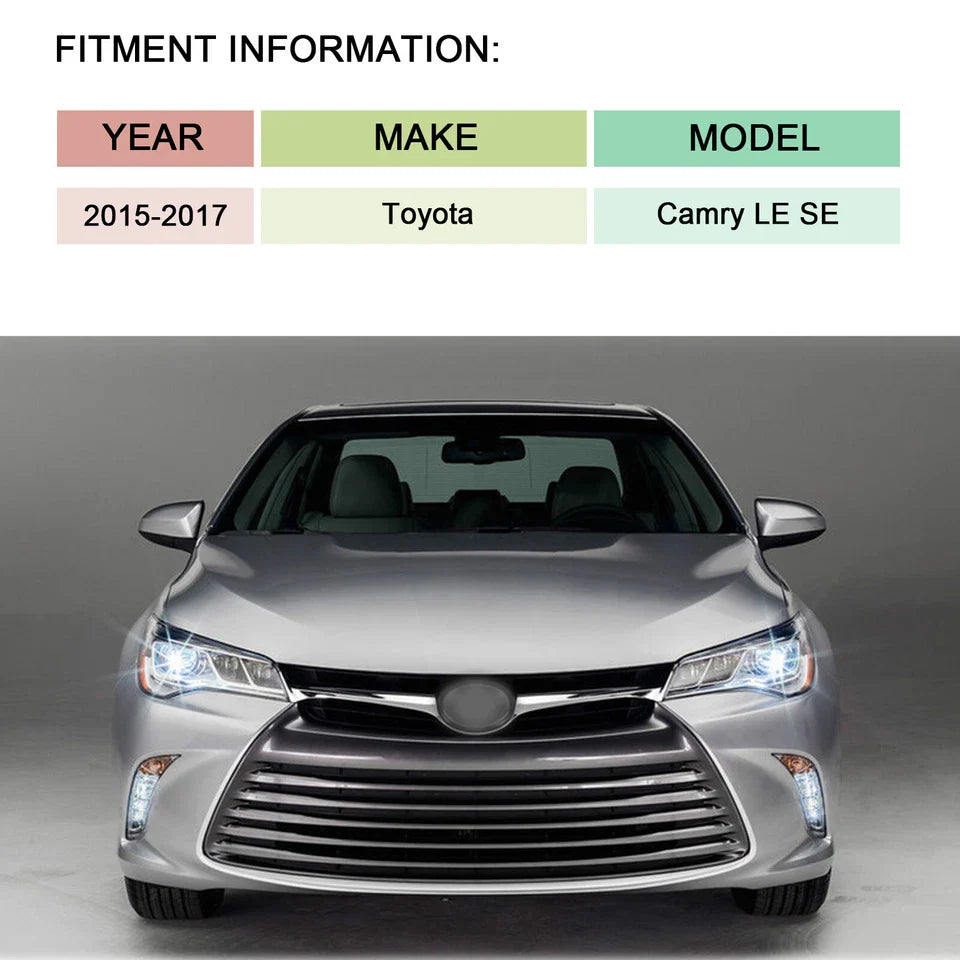Left Headlights Driver Side Halogen Headlamps for Toyota Camry 2015 2016 2017