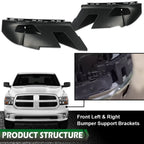 Front Bumper Bracket Support Retainer for 2013-2019 Ram 1500 Classic Pair LH RH