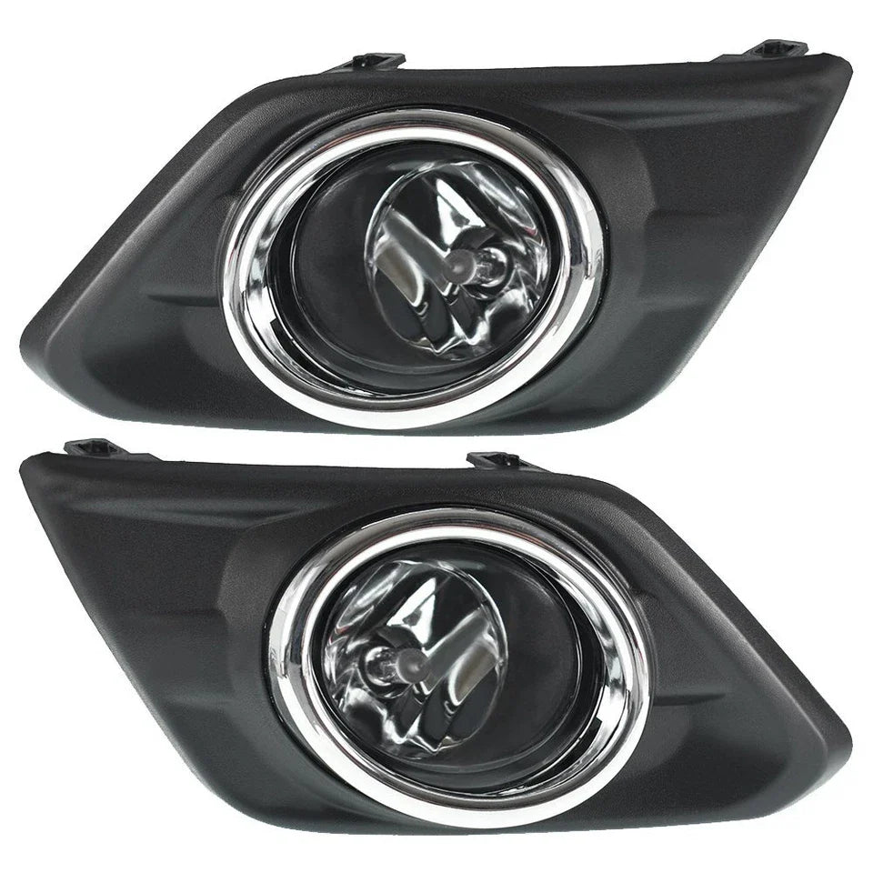 Bumper Lower Grille LH+RH Fog Light SET for 2014-2016 for Nissan Rogue