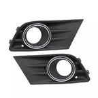 Right+Left Fog Light W/Cover & Chrome Trim For Honda Pilot 2012 2013 2014 2015