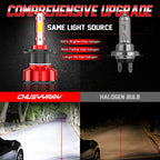 H7 LED Headlight Conversion Kit 2X 16000LM 6000K White Super High Low Beam Pair
