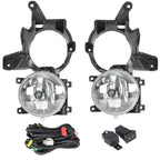 Fit 2013 2014 2015 Toyota RAV4 Pair Front Bumper Clear Halogen Fog Lights Lamps