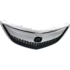 Front Bumper Chrome Grille Mesh Grill for 2013-2015 for Acura RDX Replacement