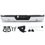 For 2009-2018 Dodge Ram 1500 Chrome Rear Step Bumper W/O Sensor W/ Dual Exhaust