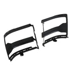 Headlight Trim Bezel Cover for Chevy Silverado 1500 2016-2018 Black Pair