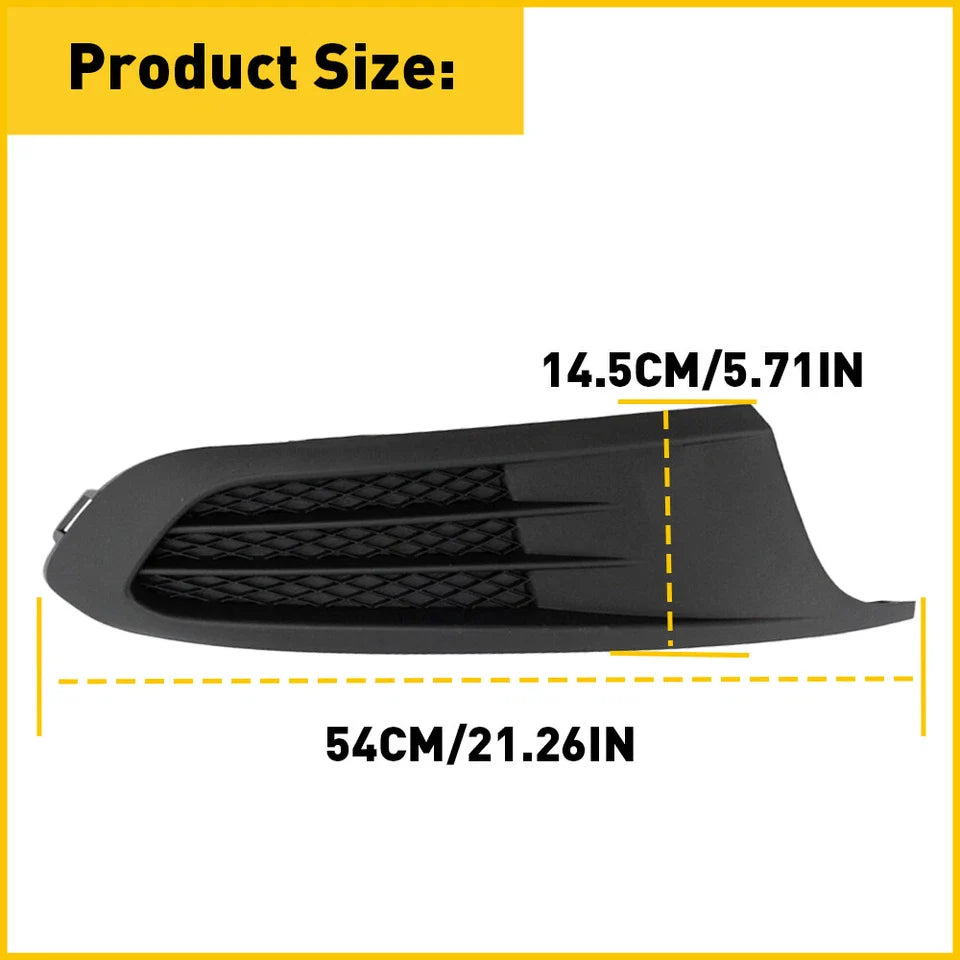 Front Lower Grille Fog Light Cover Kit for 2011-2014 for Volkswagen Jetta