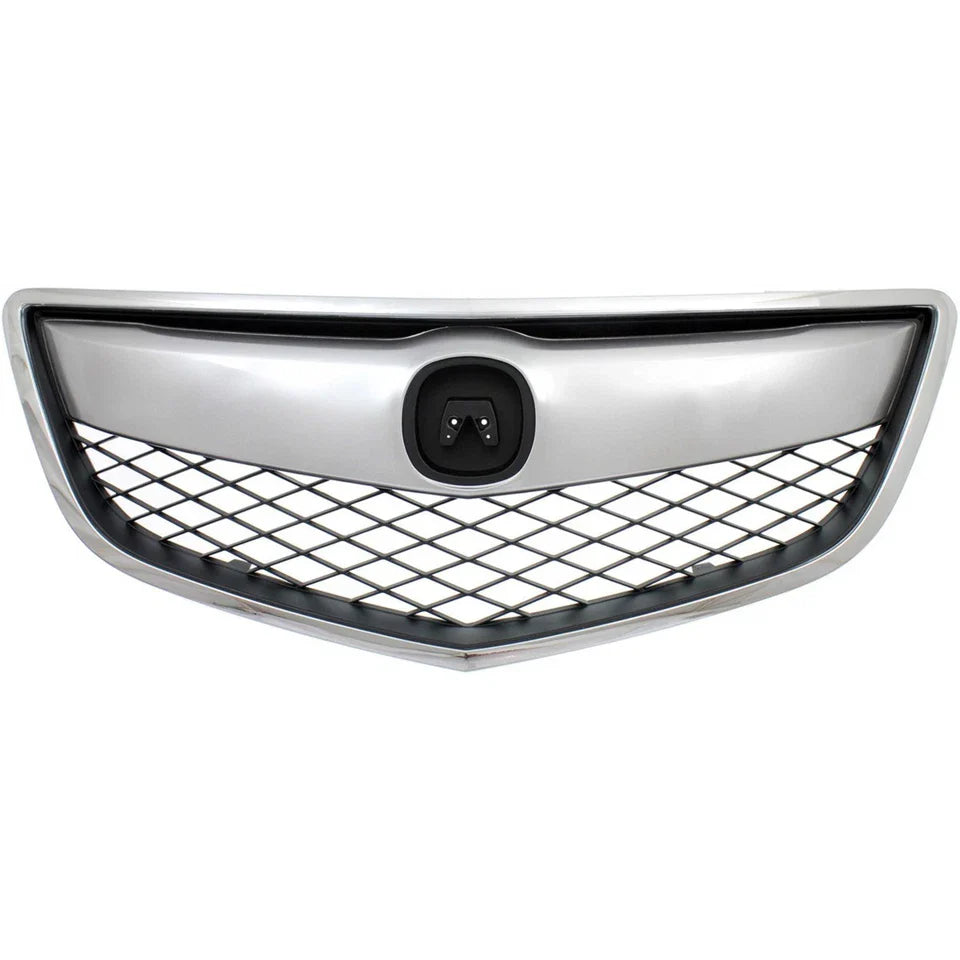 Front Bumper Chrome Grille Mesh Grill for 2013-2015 for Acura RDX Replacement